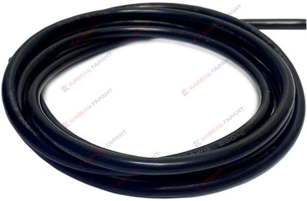 Силиконовый провод 7 AWG 10,6 мм2 черный