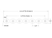 Шлейф серый RC-16 х 0,08 (28 AWG) Шлейф серый RC-16 х 0,08 (28 AWG)