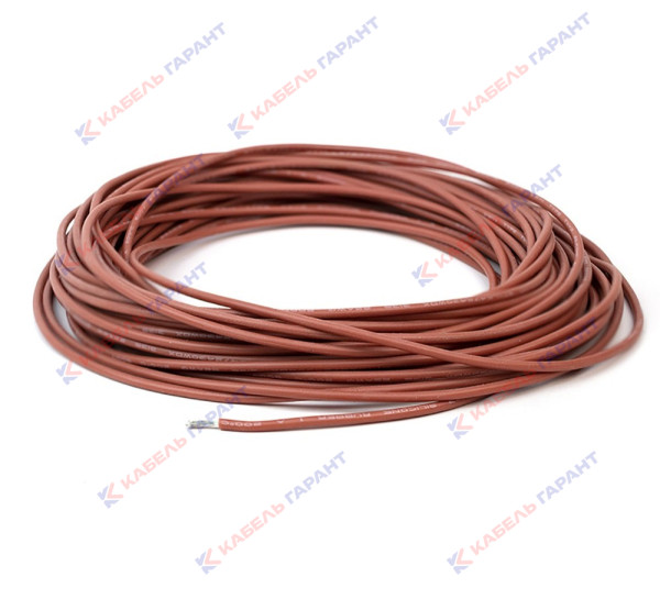 Силиконовый провод 30 AWG 0,05 мм2 коричневый