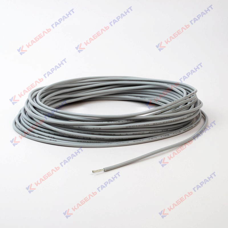 Силиконовый провод 17 AWG 1,0 мм2 серый
