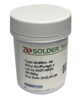 Паяльная паста Sn/Pb/Ag0,4 (183C) SK6304 500g