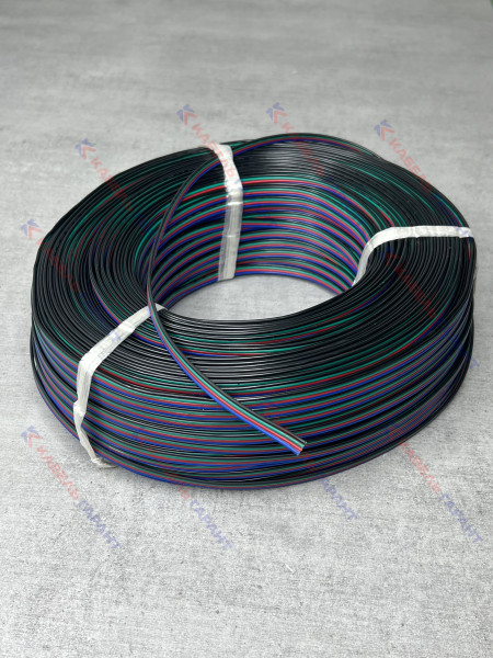 Шлейф цветной RGB - 4 х 0,5 мм (20 awg)