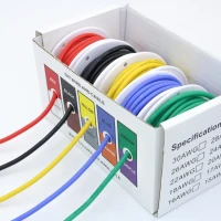 Набор проводов в силиконе 16 awg 1,5 мм 5 х 4 мм