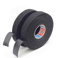 TESA 51618 Изолента Автомобильная ФЛИС (салонная, антискрип, тканевая, матерчатая) 0,3 х 19 мм, рулон 25 м