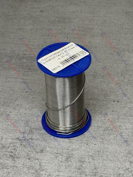 Припой Soldeco® France Sn63Pb37 с безотмывочным флюсом F4V12-3 Ø 1,0 мм 3 м 20 гр